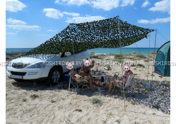 Маскировочная сеть МКТ-2Л 1,5х3 м Лес – купить по цене 69 byn в интернет-магазине в городе Кобрин картинка 6